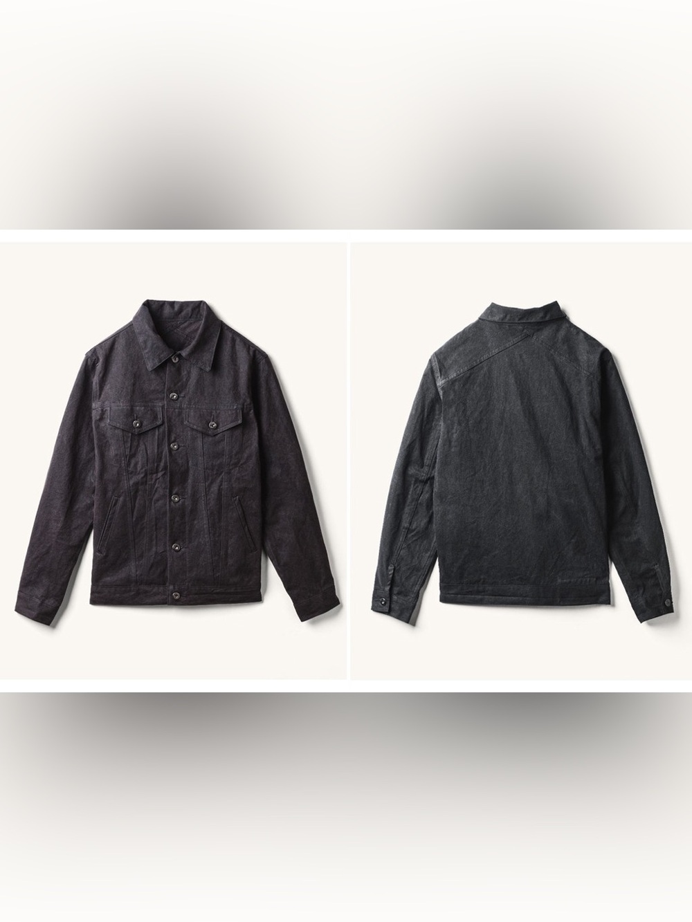 3sixteen x The Woodlands Type 3s Waxed Canvas Trucker Jacket